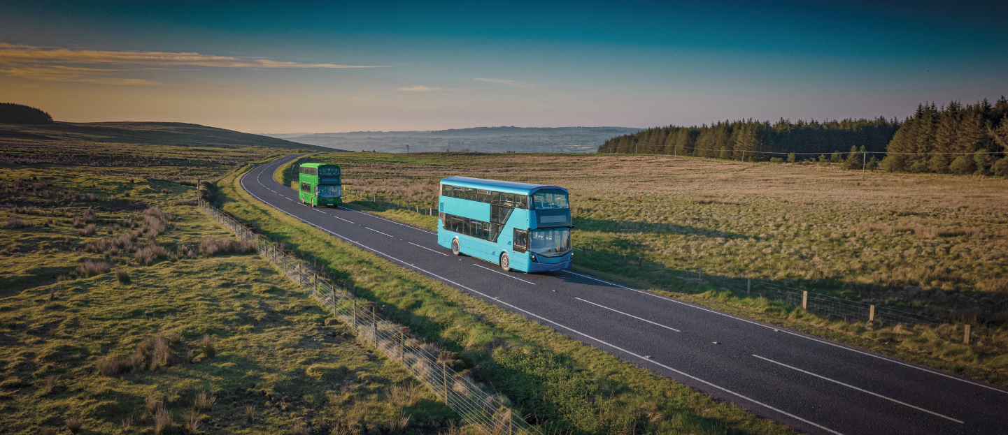 Wrightbus hydrogen deckers clock-up 100,000miles