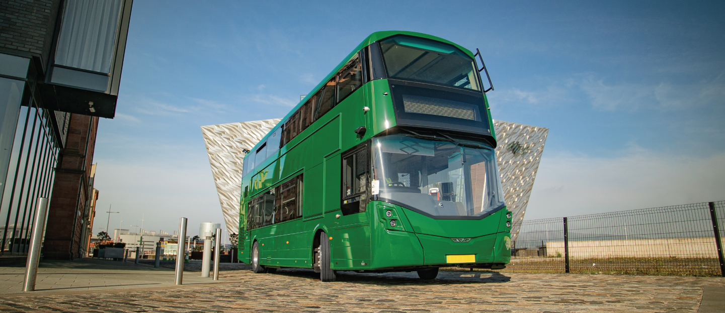 Ballymena buses feature in showcase UK zero carbon campaign