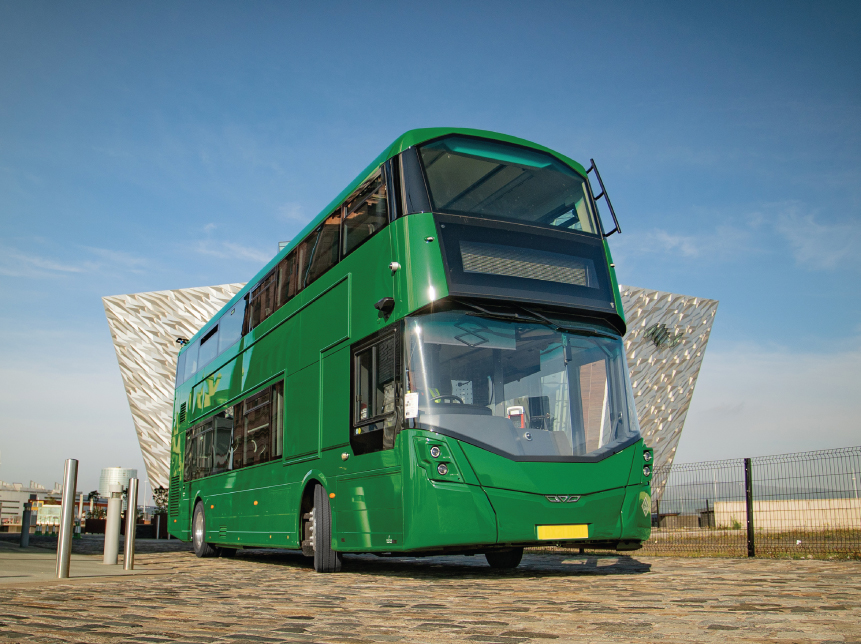 Three hydrogen double deck buses set for Dublin