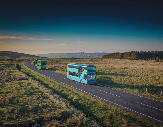 Wrightbus hydrogen buses clock up 100,000 miles