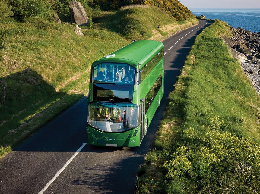 Wrightbus prevents one million kgs of CO2 from entering the atmosphere