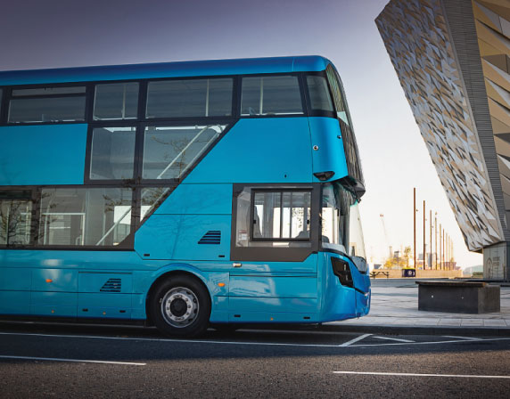 The new EV double deck is the ideal futuristic ride
