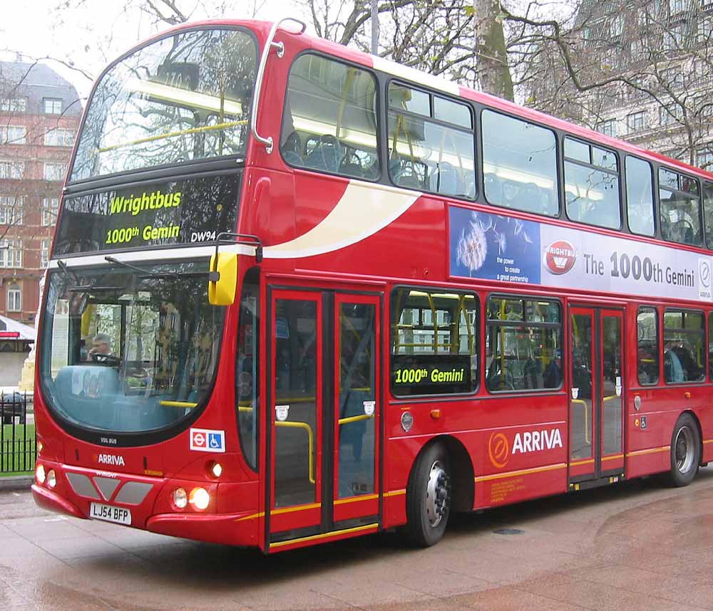 The 1000th Gemini bus built for Arriva London 200