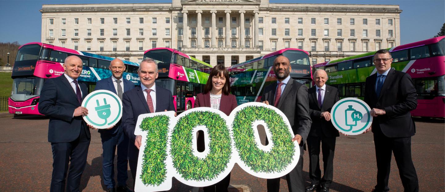 First new electric Wrightbus double deckers set to enter passenger service in Belfast