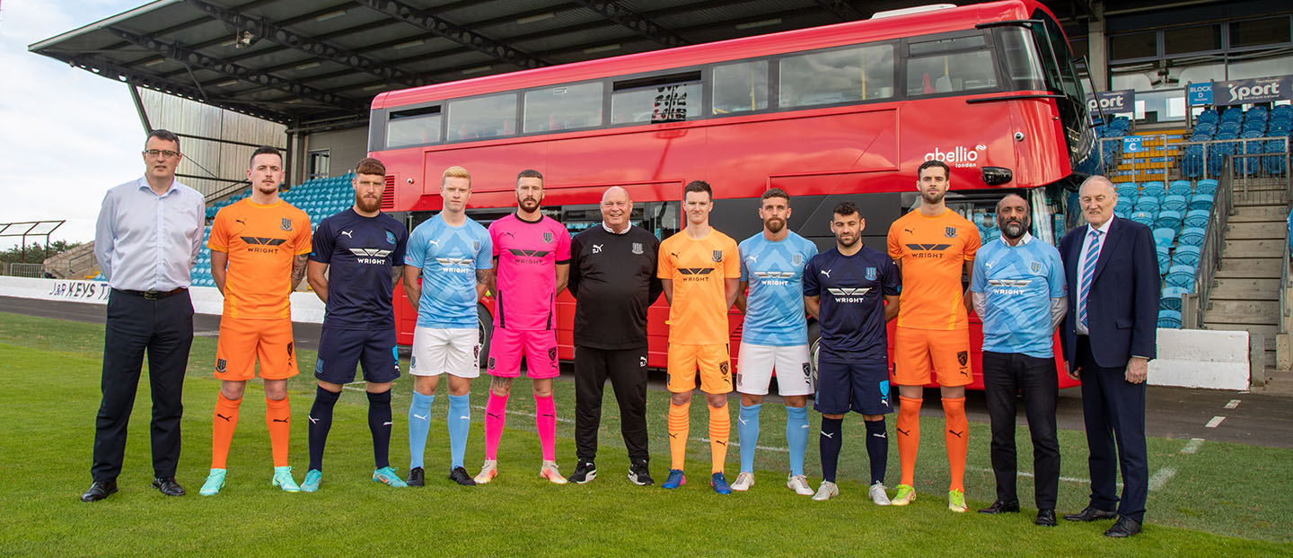 Wrightbus announced as Ballymena United sponsors for next two football season