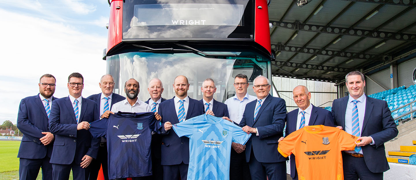 Wrightbus announced as Ballymena United sponsors for next two football seasons