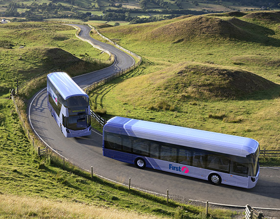 First Bus places one of UK’s largest ever EV bus orders with UK manufacturer Wrightbus following DfT ZEBRA funding award