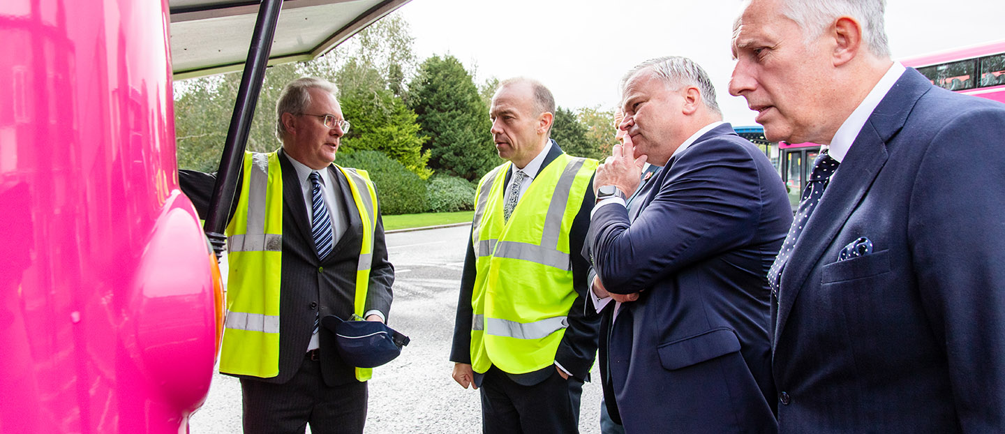 Secretary of State for Northern Ireland visits Wrightbus