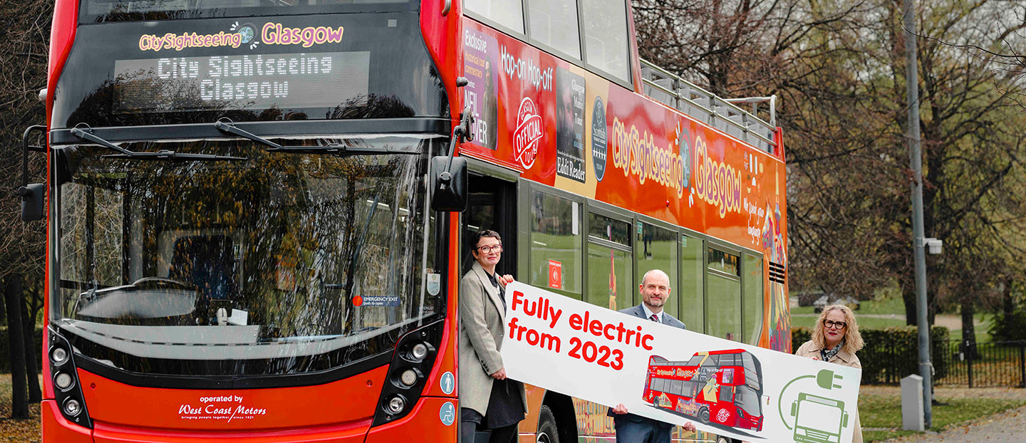 GLASGOW OPEN TOP BUSES WILL SOON BE ONE OF THE GREENEST TOURS IN THE WORLD 