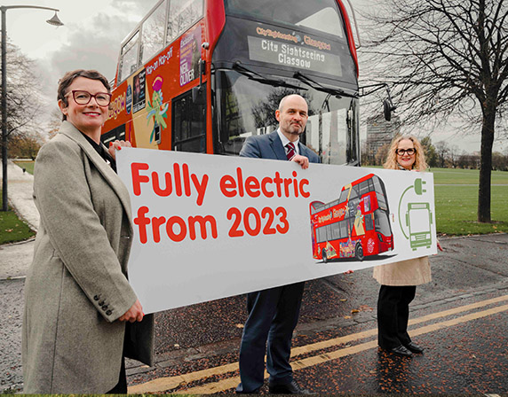 Glasgow Open Top Buses will soon be one of the greenest tours in the world