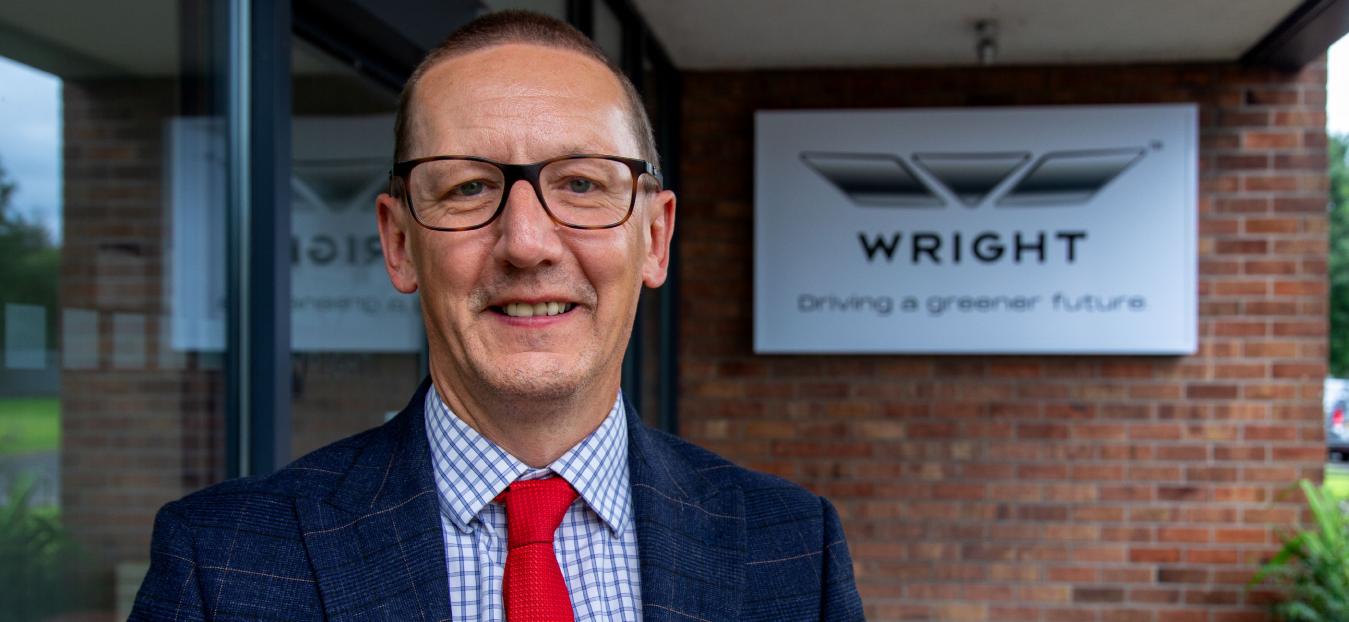 Photo of Mick Campbell at Wrightbus