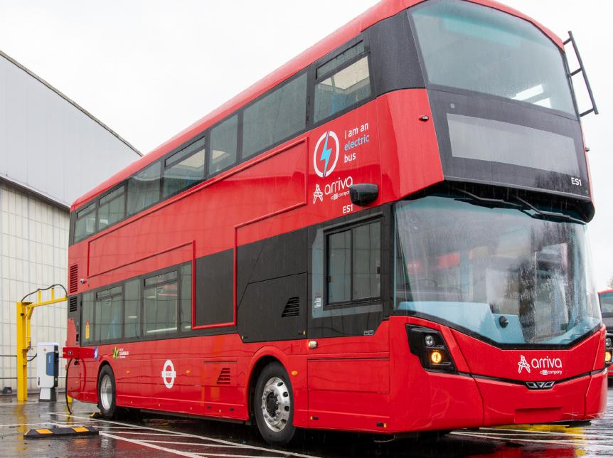 red double decker bus for Arriva London