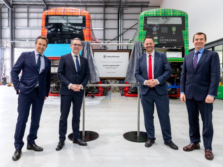 Transport Minister Simon Lightwood visits NewPower