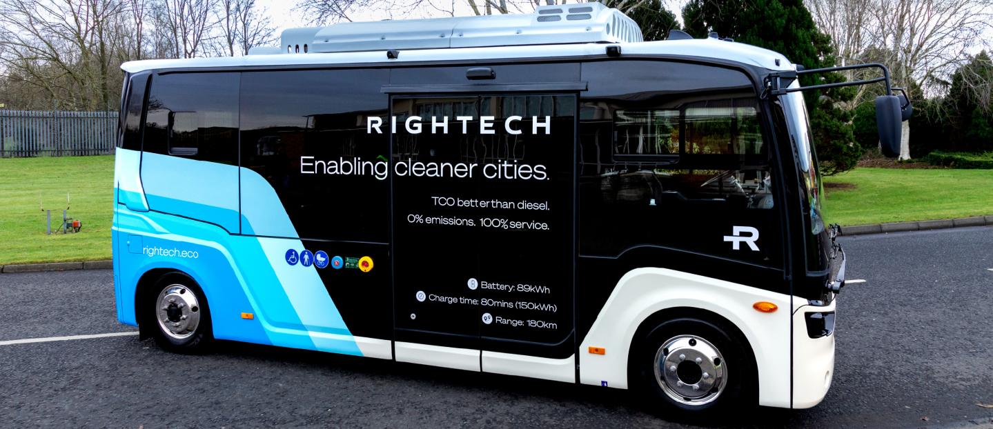 Rightech 6m battery electric bus
