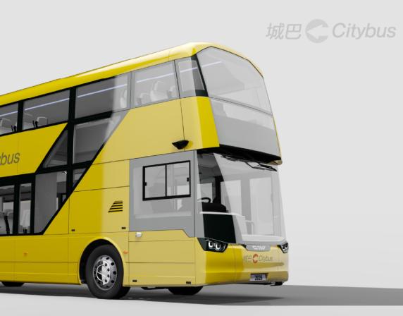 artist impression of Wrightbus street deck EV for citybus