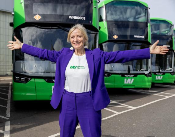 Mayor Tracy Brabin at Wrightbus