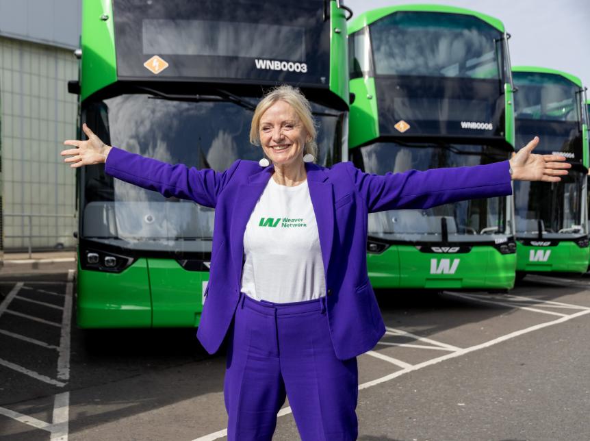 Mayor Tracy Brabin at Wrightbus